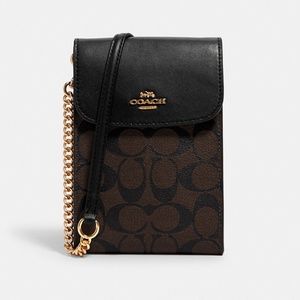 Rachel Phone Crossbody COACH Purse In Signature Canvas - Never used!